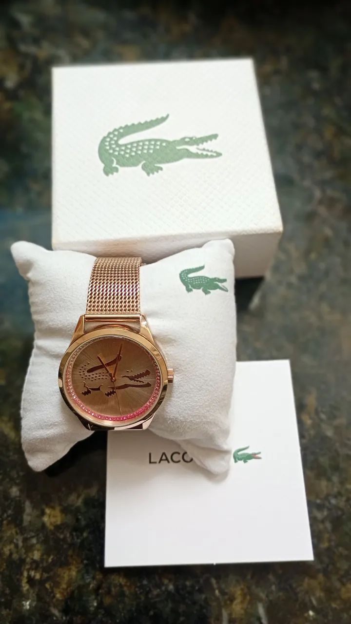 Relógio grife Vivara Lacoste original novo