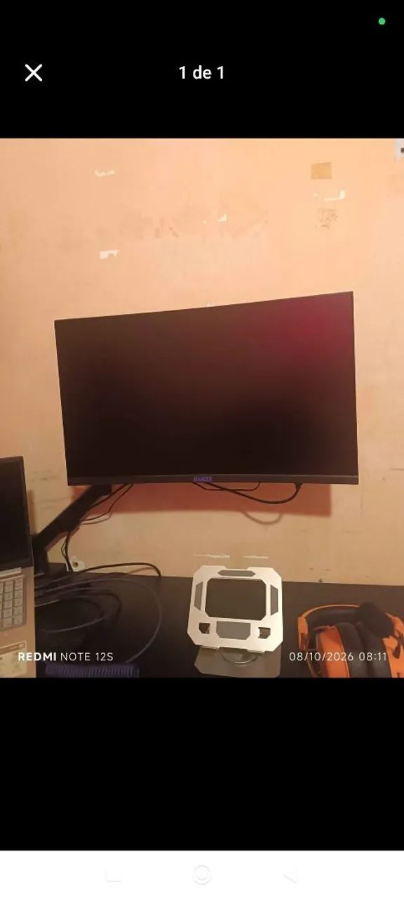 MONITOR CURVO MANCER 185HZ