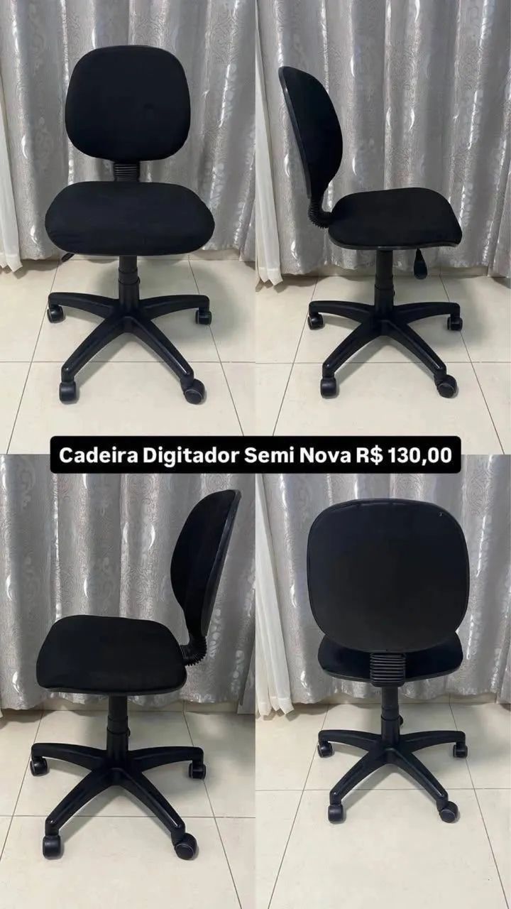 Cadeiras de escritório com Garantia de 3 meses  - Foto 5