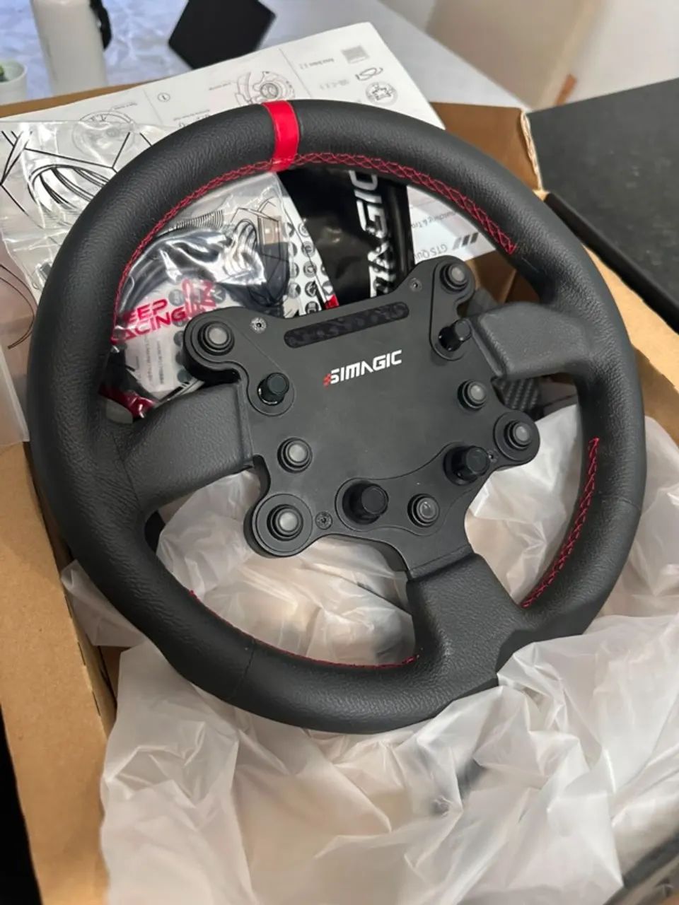 Volante Simagic GTS Sport Couro - Foto 4
