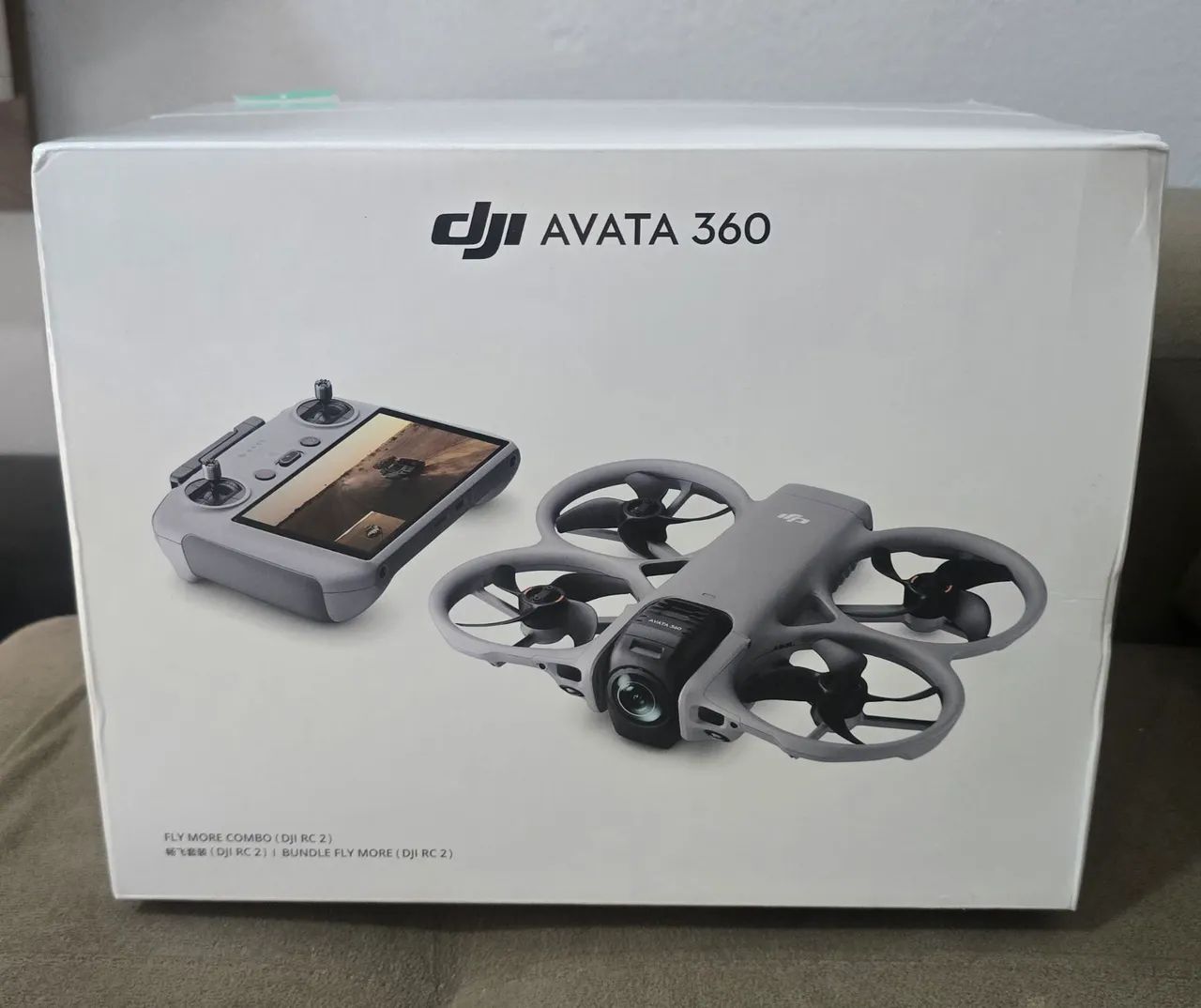 DRONE DJI AVATA 360 FLY MORE COMBO CONTROLE COM TELA NOVO, LACRADO À PRONTA ENTREGA