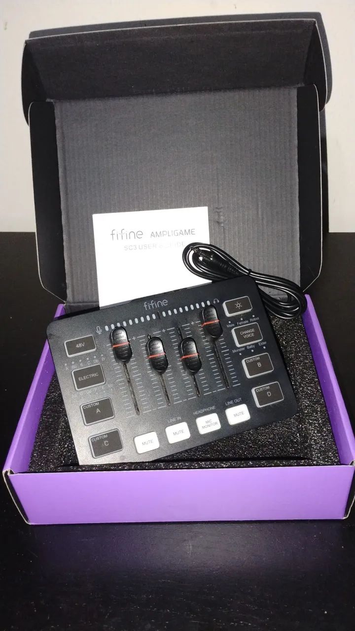 Fifine SC3 Audio Mixer - Foto 2
