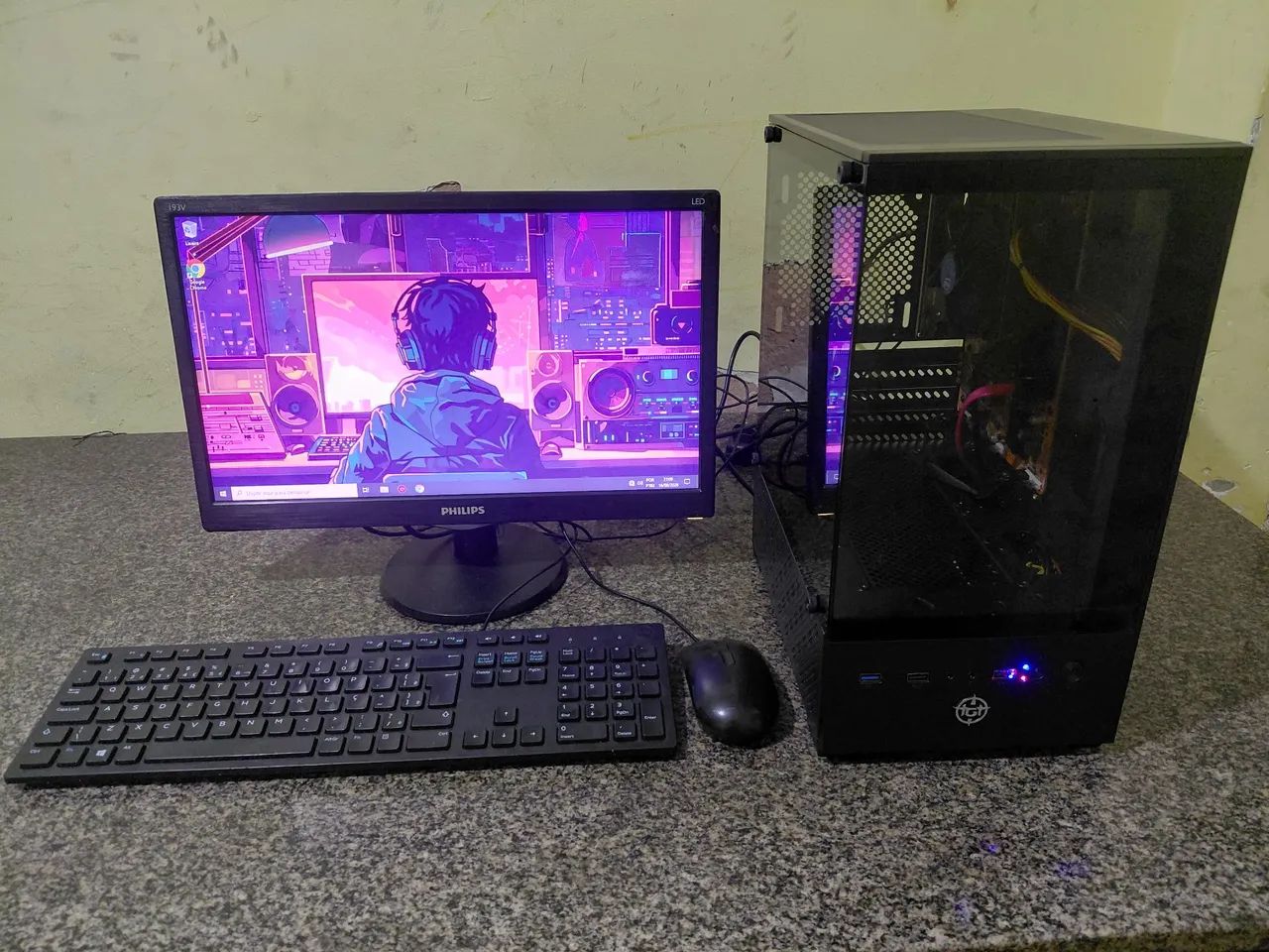 PC I3 DDR4 MONITOR TECLADO E MOUSE COMPLETO - Foto 2