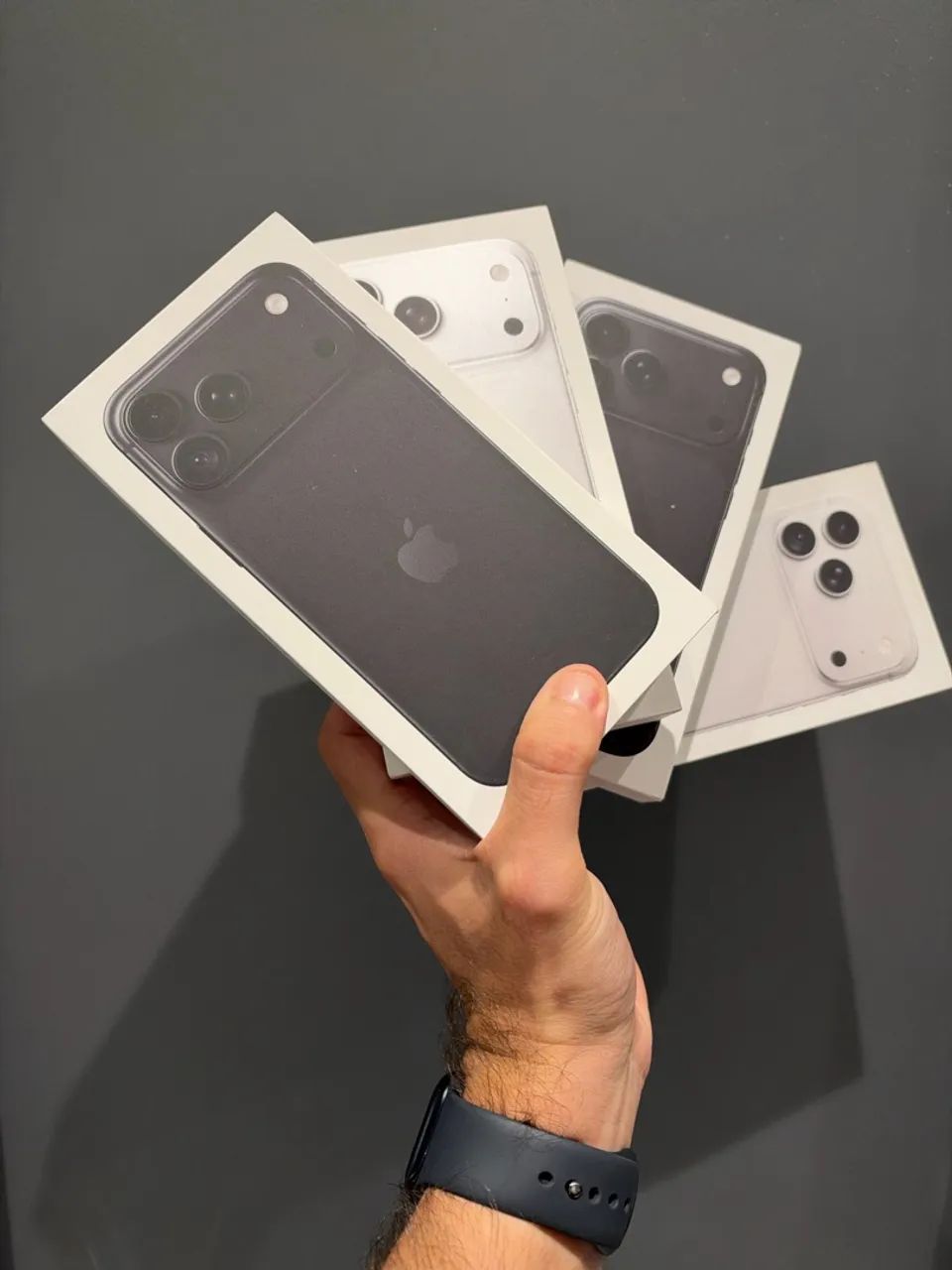 iphone 18 pro Max 256Gb - Preto e prata (lacrado) - Foto 4