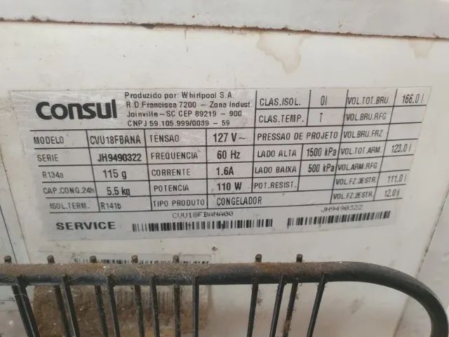 Freezer Vertical 121 L - Consul - Usado - Foto 5