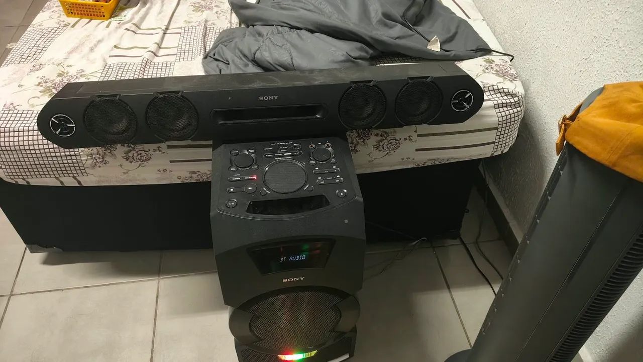 Caixa de Som Torre Sony (Mini System com Bluetooth) - Foto 4