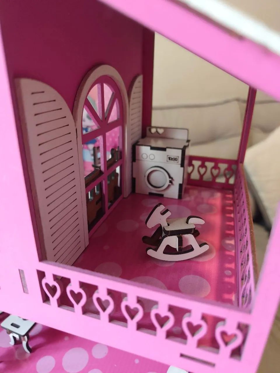 Casa de boneca MDF  - Foto 2
