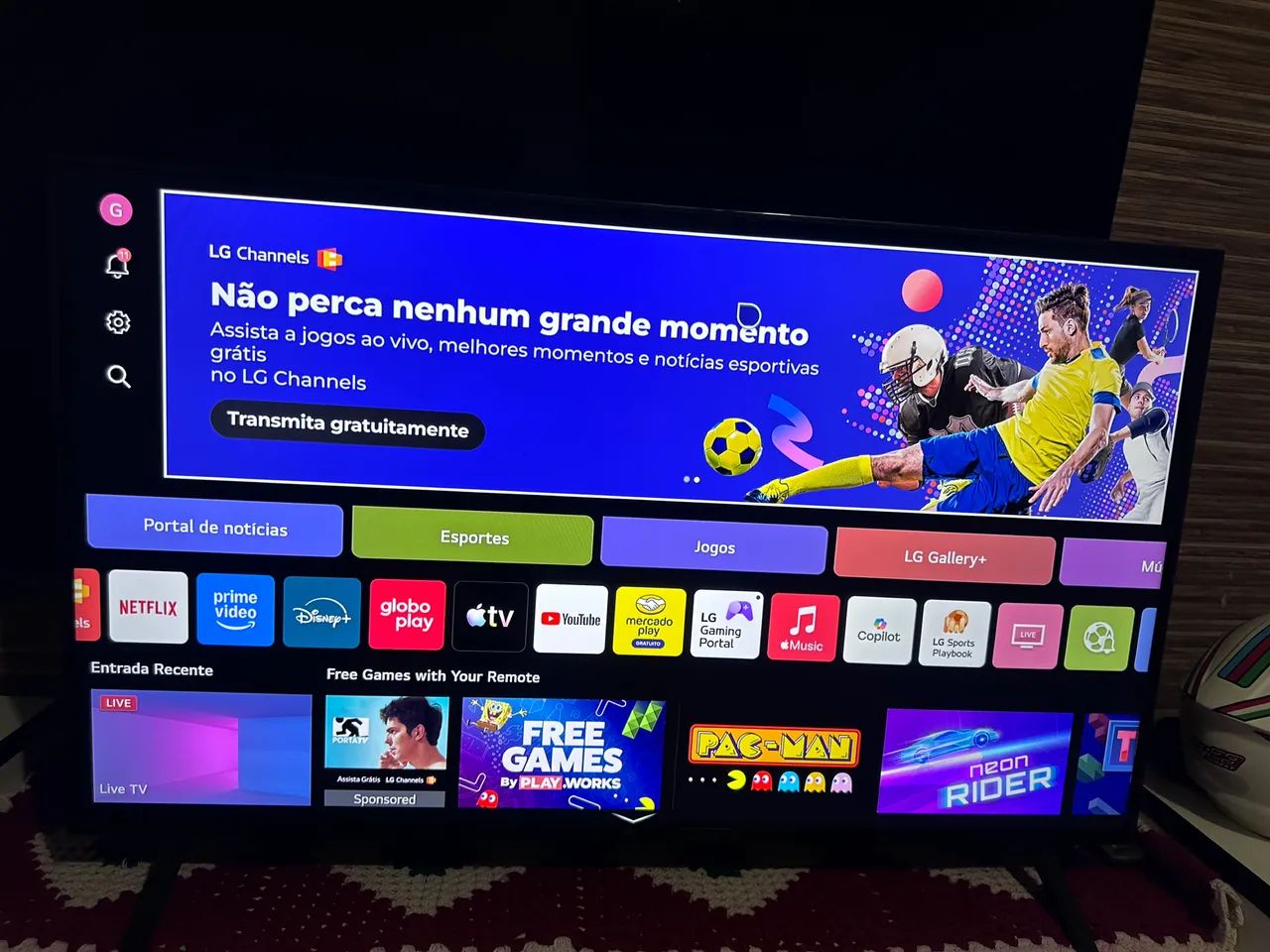 Tv LG 50 polegadas, controle mágic IA  - Foto 4