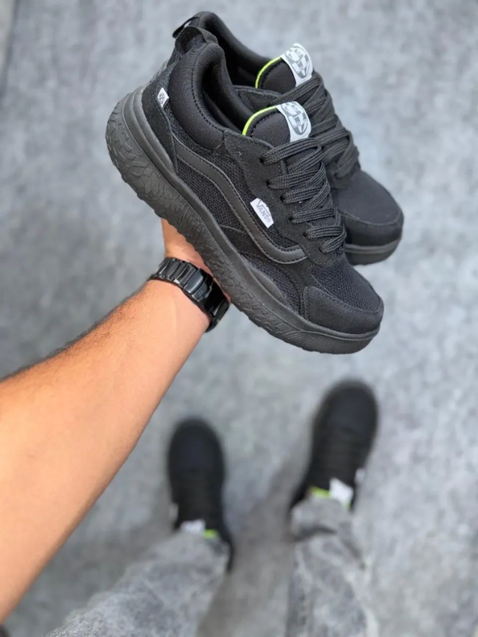 Tênis Vans Neo Prime Couro Cor: All Black Unissex Premium Disponível 34 ao 43 (Foto Real)