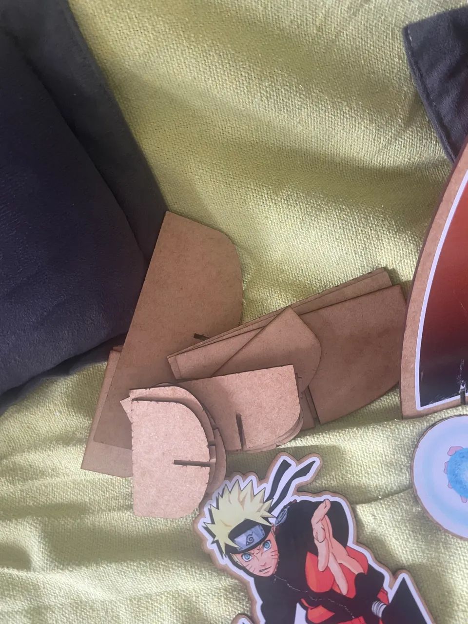 Decoração Aniversário Naruto em MDF - Foto 2