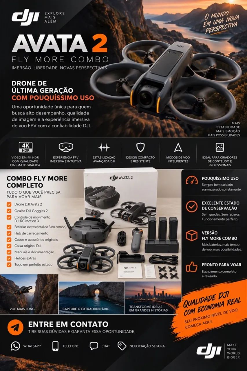 DRONE DJI AVATA 2 COMBO FLY MORE - Foto 2