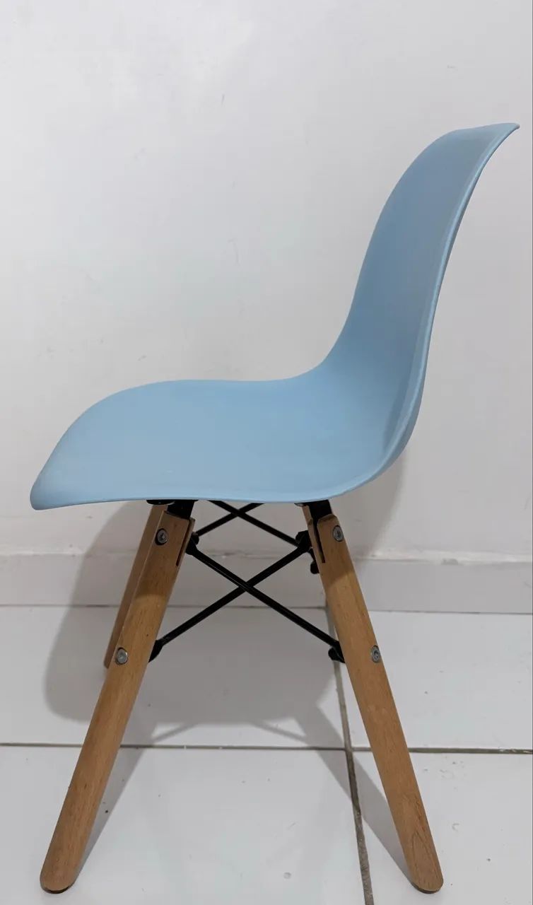 Cadeira Eames Infantil Azul  - Foto 2