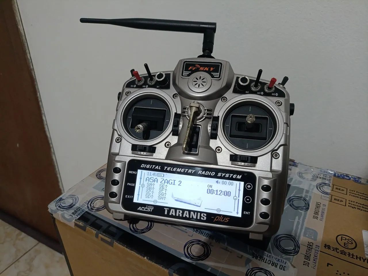 Taranis X9D PLUS (EDGE TX) com Hall Sensor + bateria - Foto 3