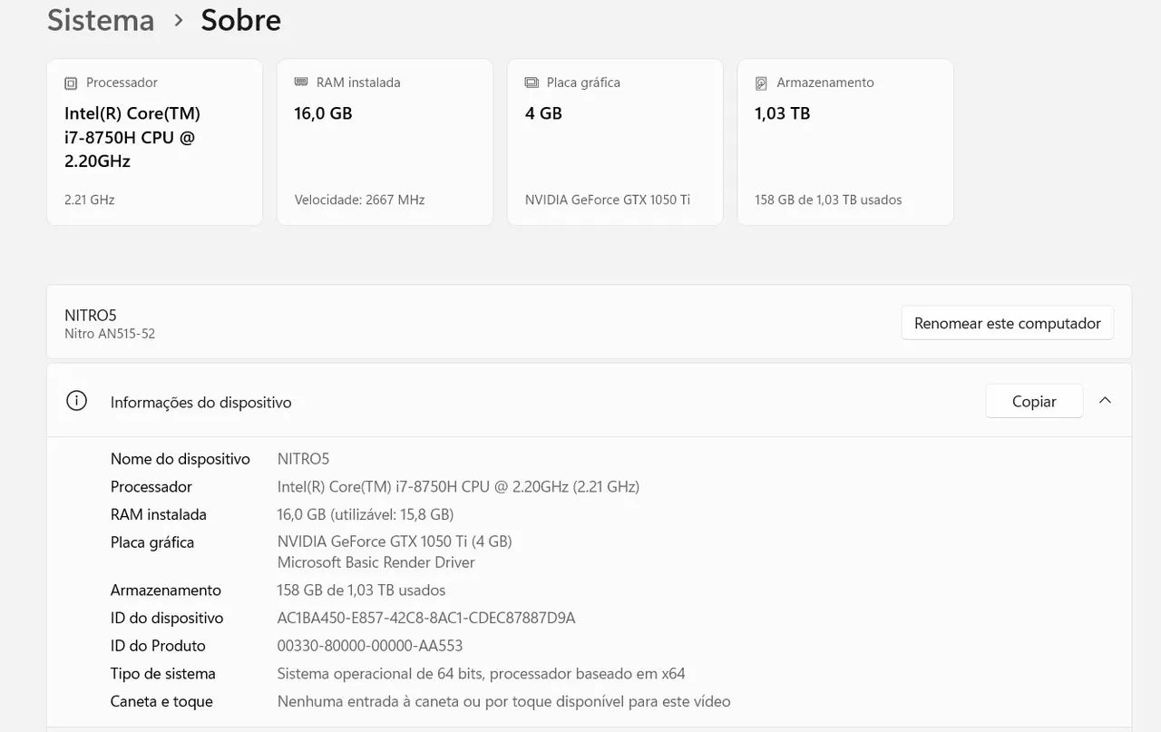 Notebook Acer Nitro 5 - Foto 4