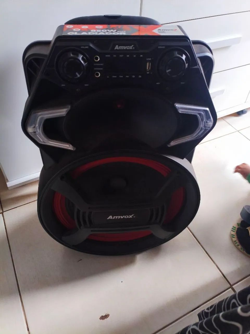 Caixa de som amvox 850rms gladiador  - Foto 4