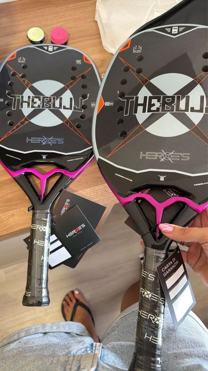 Raquete beach tennis heroes nova