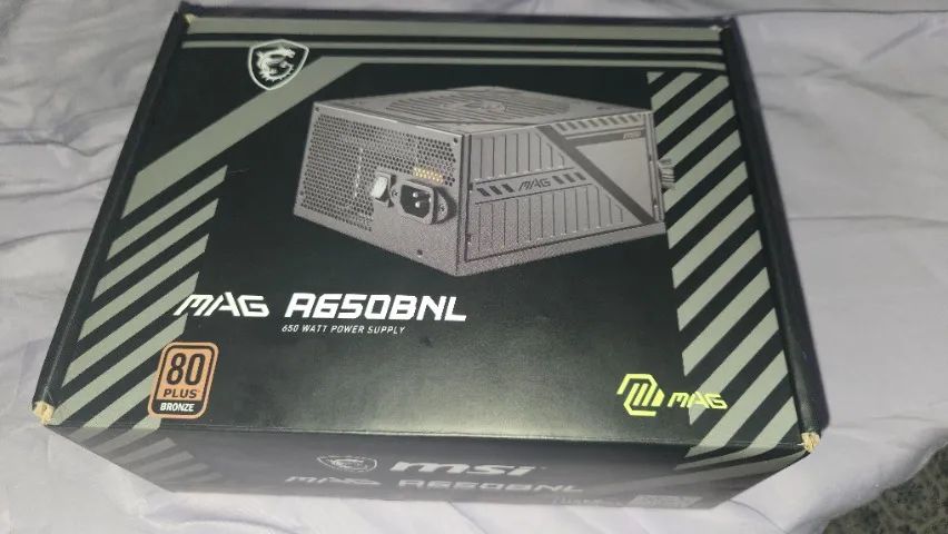 FONTE GAMER 650W MSI PRETO