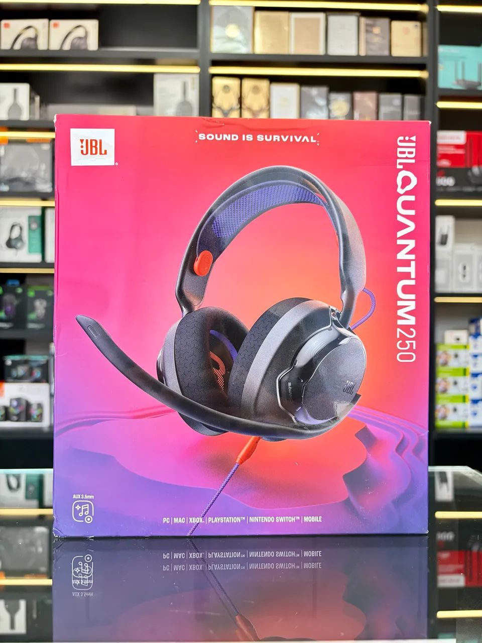 Headset JBL Quantum 250 Gamer (Novo)