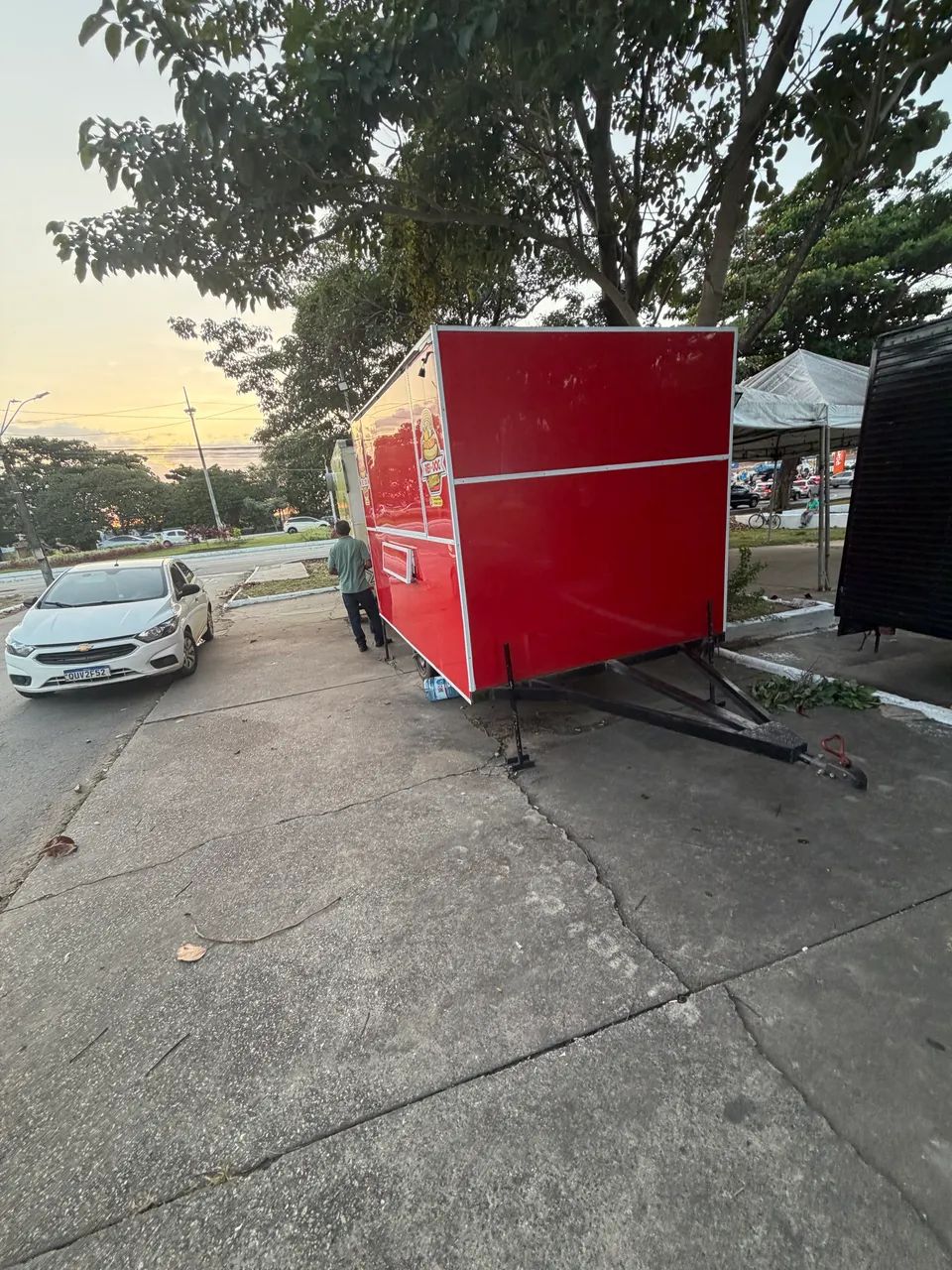 Trailer semi novo, 3 comprimento 2,20 largura 15500 - Foto 6
