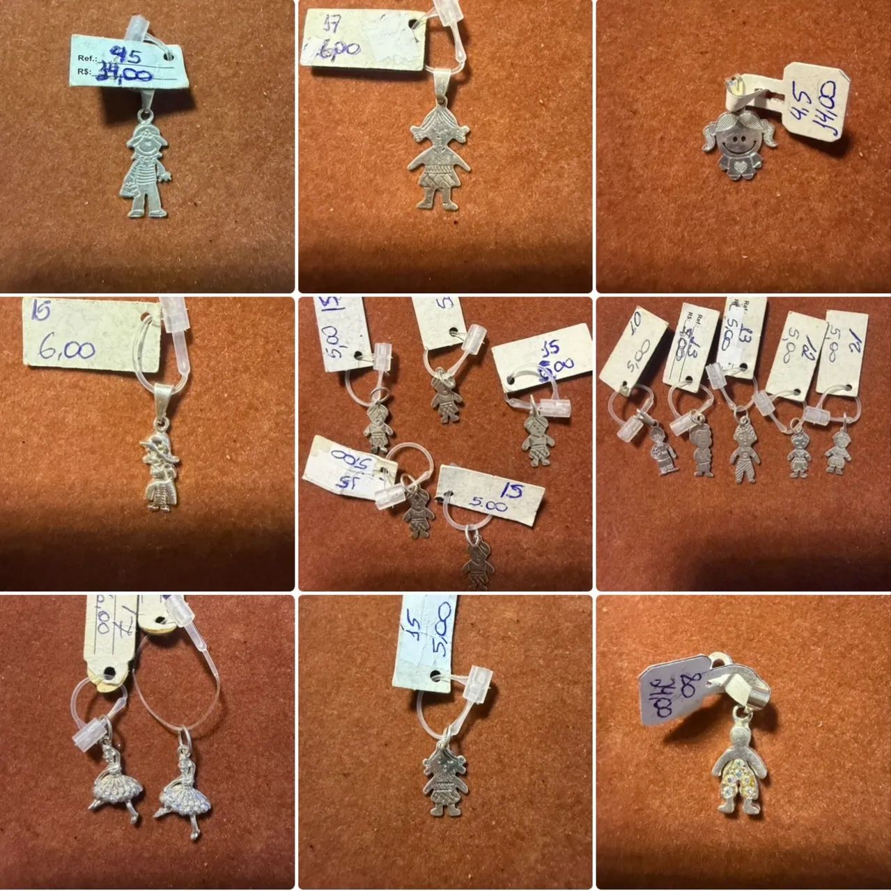 Pingentes Folheados a prata - Foto 2
