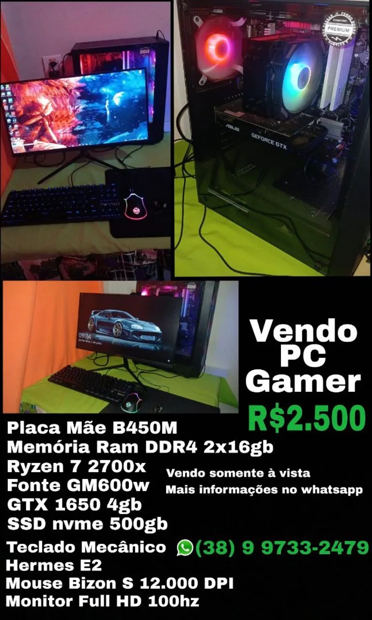 Vendo PC Gamer