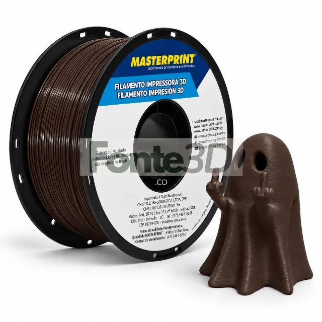 Filamento Petg Marrom - 1 Kg Masterprint
