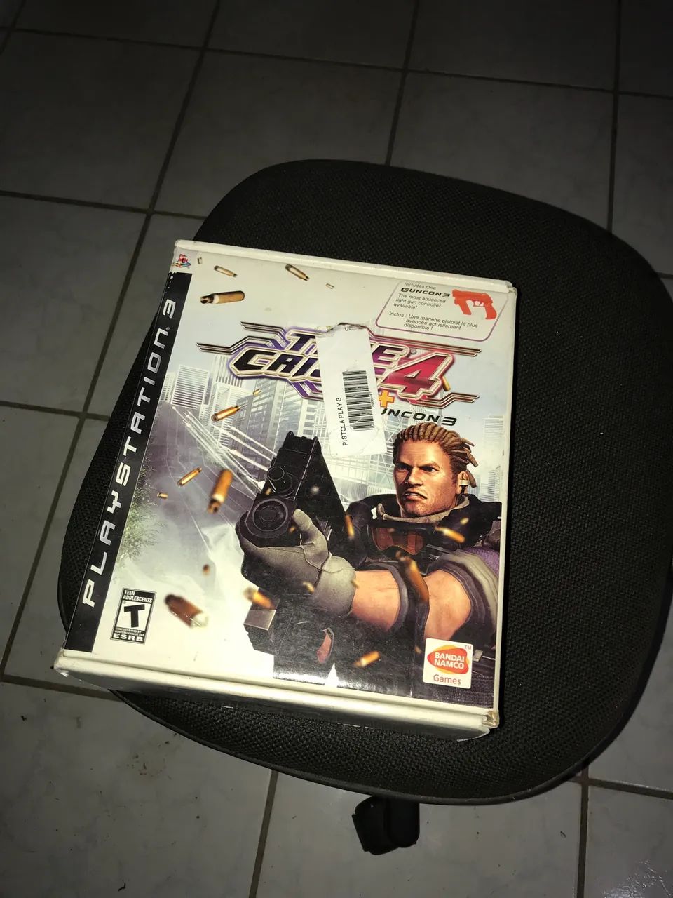 Pistola com jogo Time Crisis 3 PlayStation 3 edição especial 