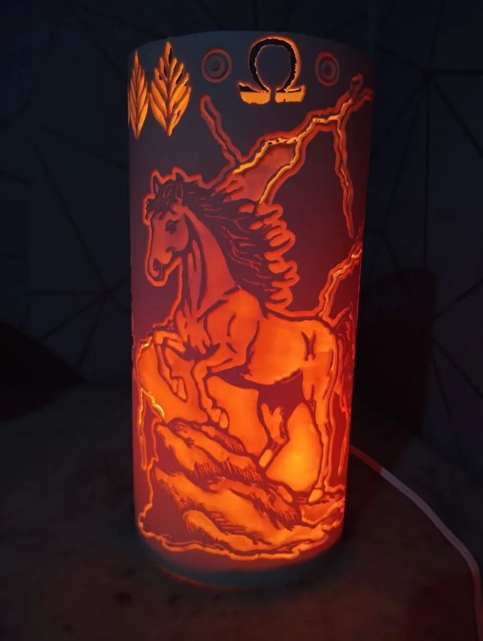 LUMINÁRIA DE PVC TEMA AGRONEGÓCIO 