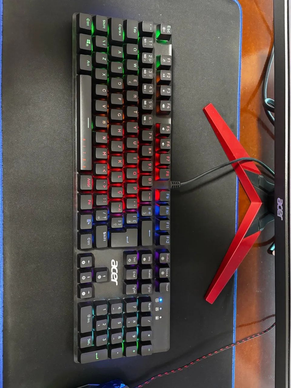 Kit teclado mecânico e mouse gamer - Foto 3