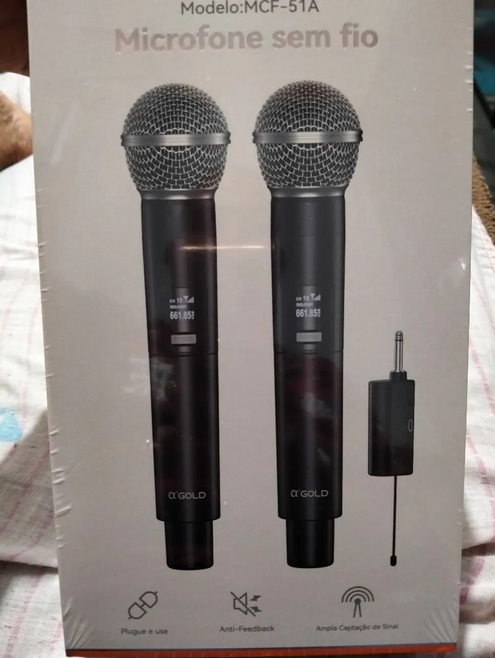 Microfone sem fio Duplo - Foto 3