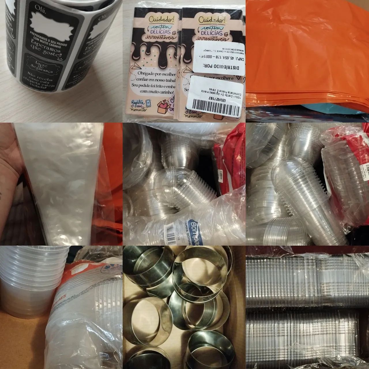?LOTE DE ITENS PARA CONFEITARIA?