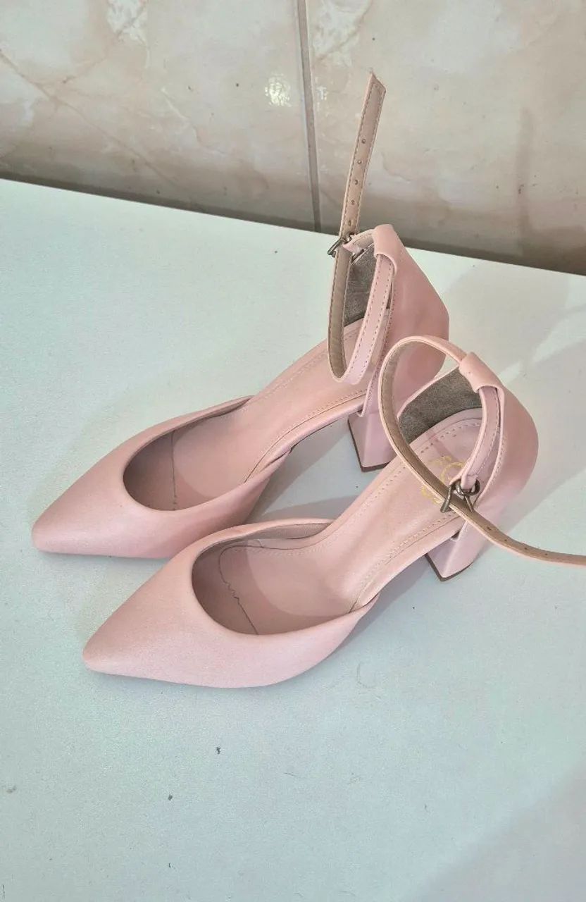 Sapato Scarpin Nude Rosê