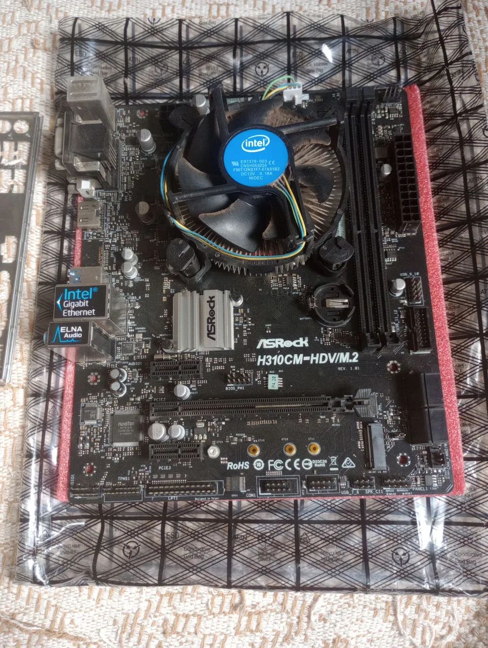 Kit Placa mãe ASRock+ Processador G5420 