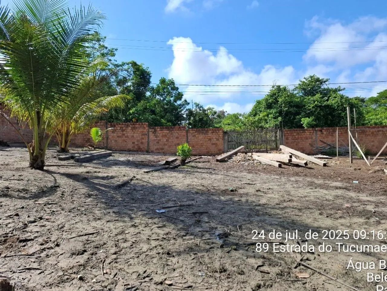 TERRENO 12x25 NA RUA PRINCIPAL DO FAMA OUTEIRO 