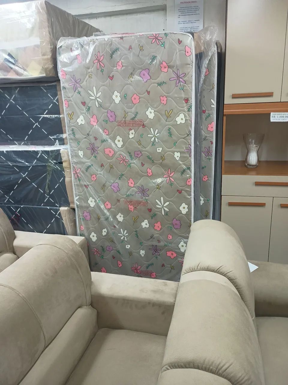 Cama box de solteiro nova - Foto 5