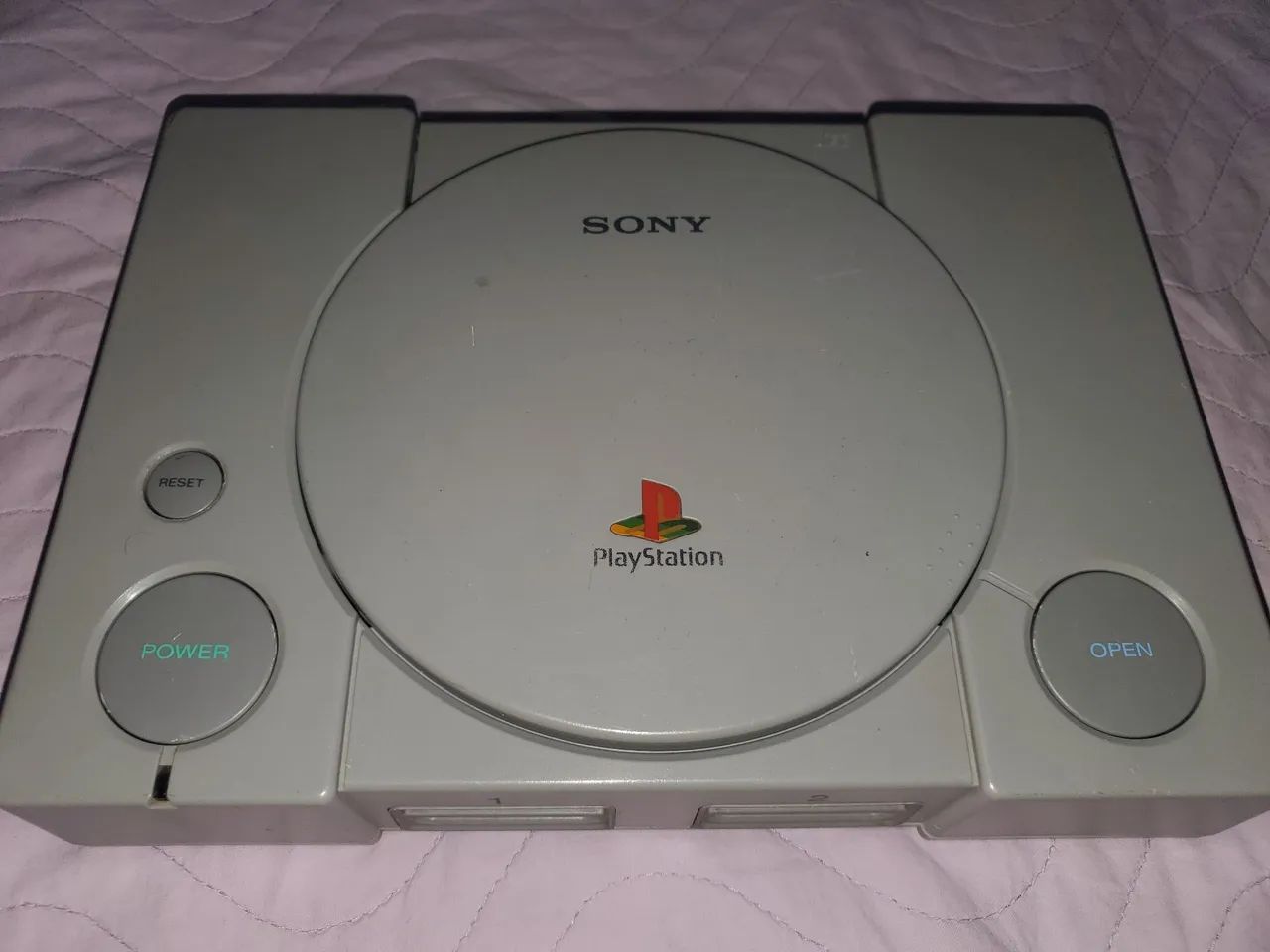 Playstation 1 Fat com leitor 100%