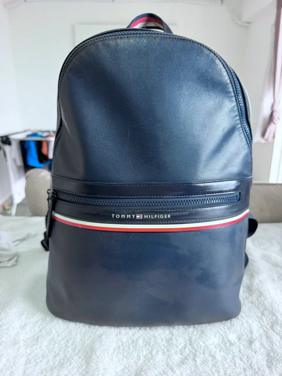 Mochila Tommy Hilfiger Original - Azul Marinho 