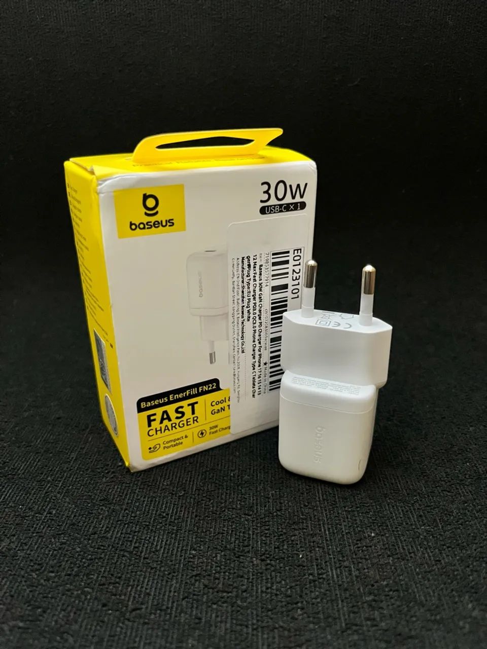 Carregador Baseus 30W Tipo C 