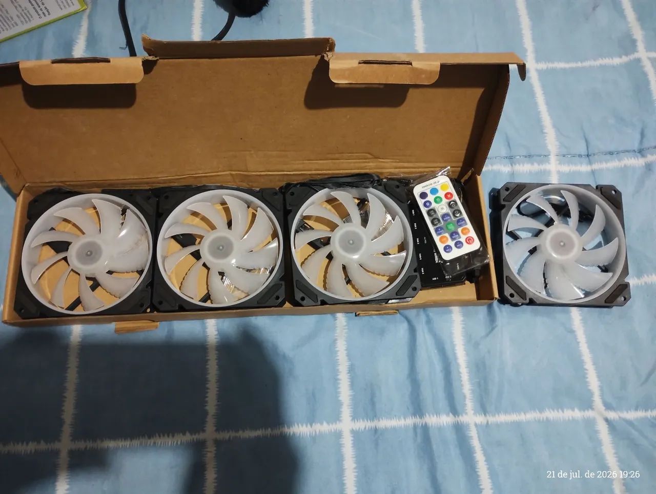 Kit led fan argb gaming master