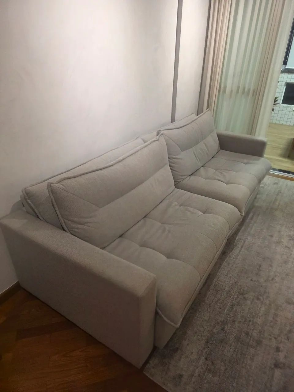 Sofá Grande com Chaise Retrátil - Foto 3