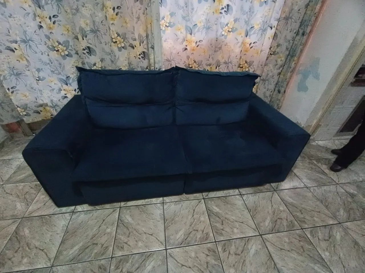 Jogo de sofá retrátil impermeabilizado.