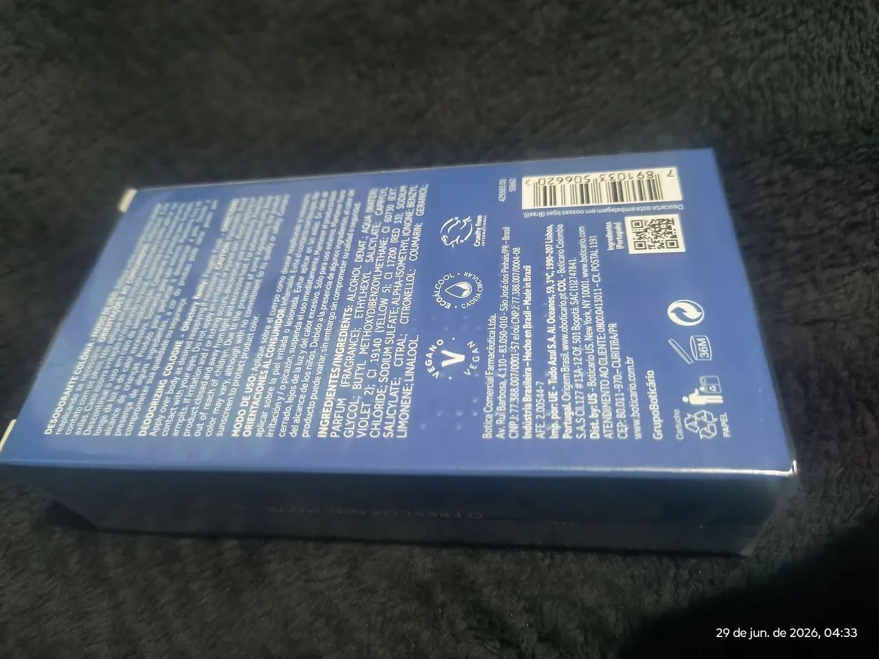 Perfume Quasar Vision O Boticário 100ml - Foto 2