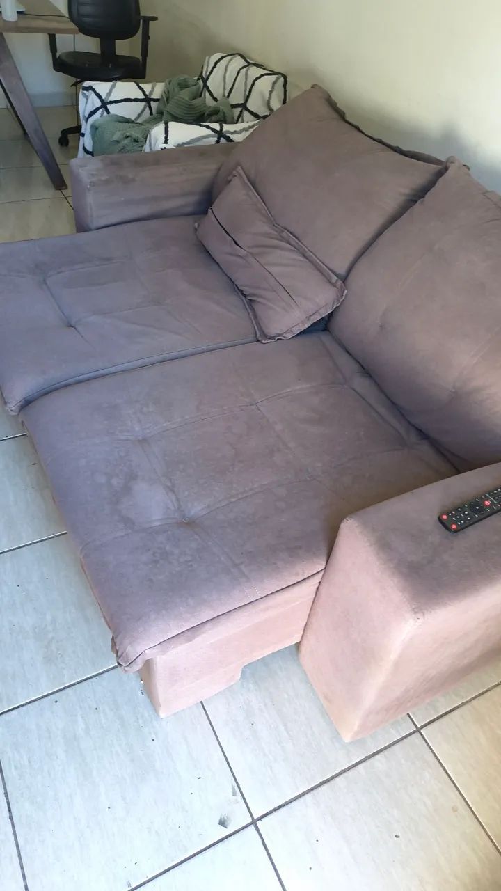 Sofá reclinável cama 2 lugares - Foto 4