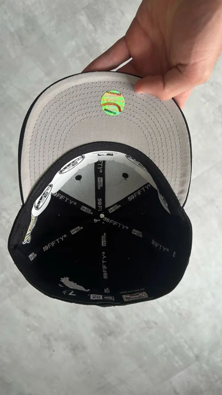 Boné Yankees Clouds Fitted preto - Foto 3