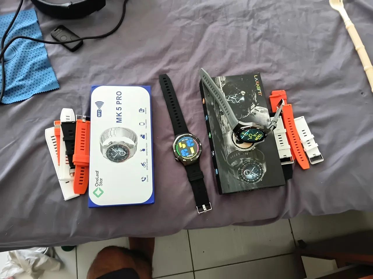  São  2 smartwatch mk 5 pro novo zero  - Foto 4