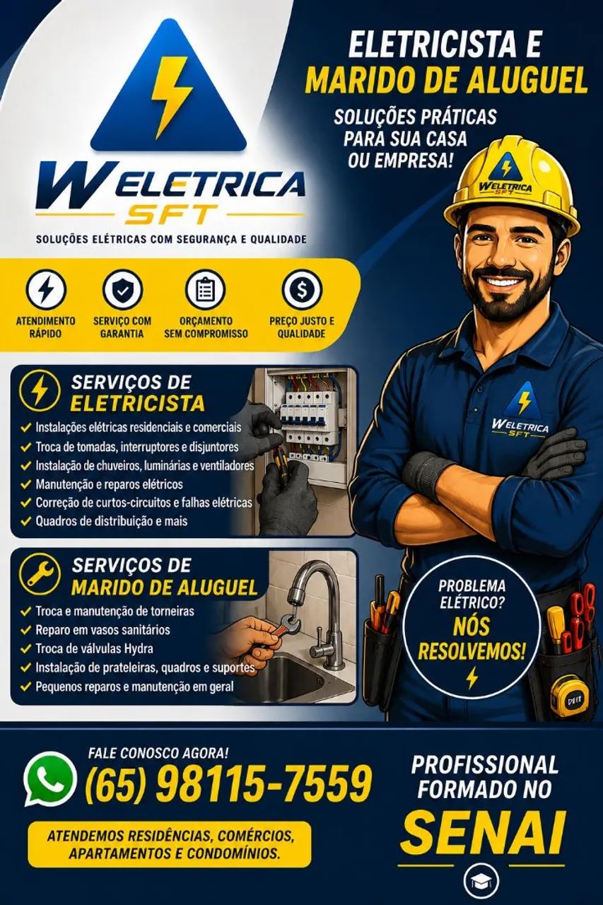 Eletricista e Marido de Aluguel  - Foto 3