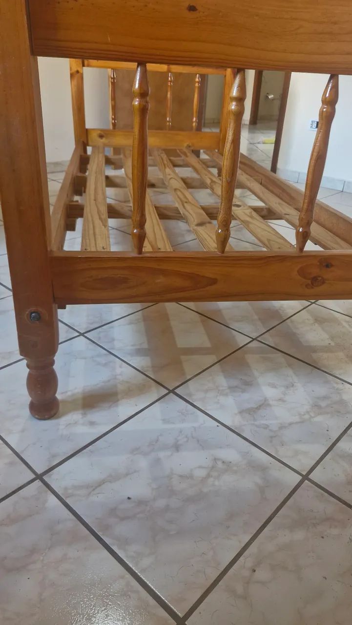 Cama solteiro usada bom estado  - Foto 2