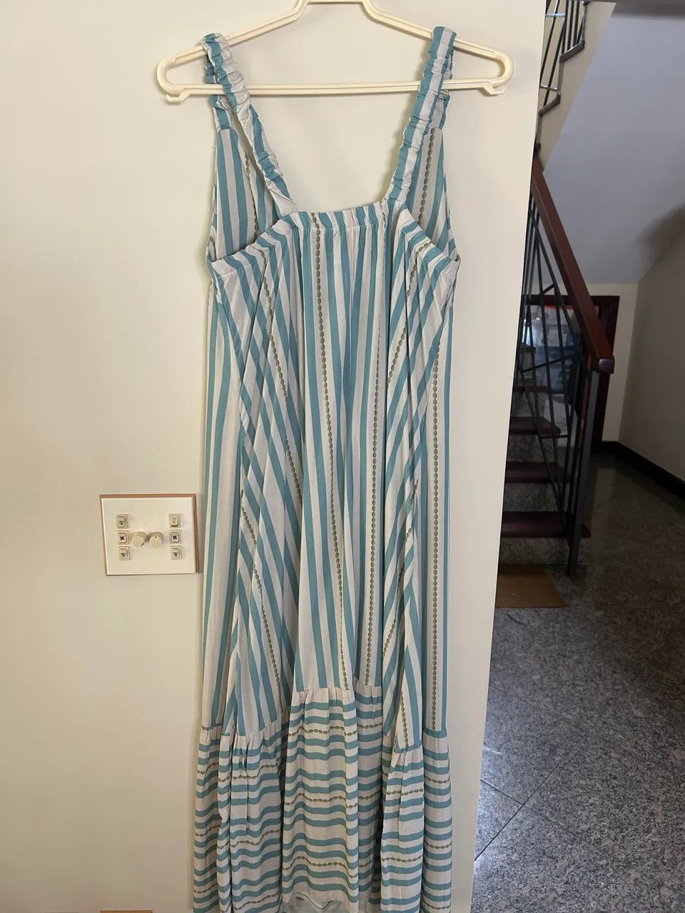 Vestido longo listrado - Foto 2