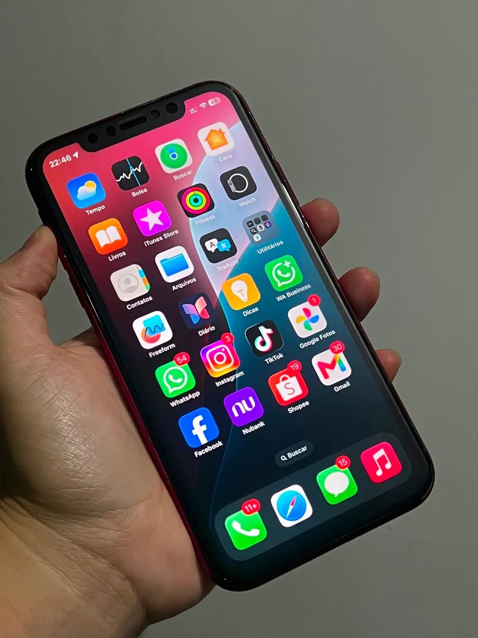 iPhone XR Red 64GB bateria 100% - Foto 2