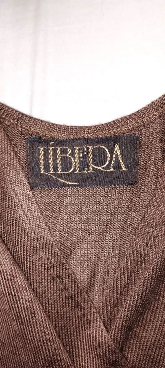 Vestido Marrom de Tricô - Libera  - Foto 5